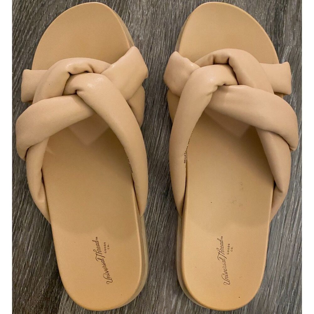 Universal Thread Women's Cosette Padded Slide on Sandals Women's Sz 8.5